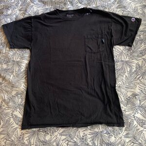 Champion Black Short Sleeve Tee